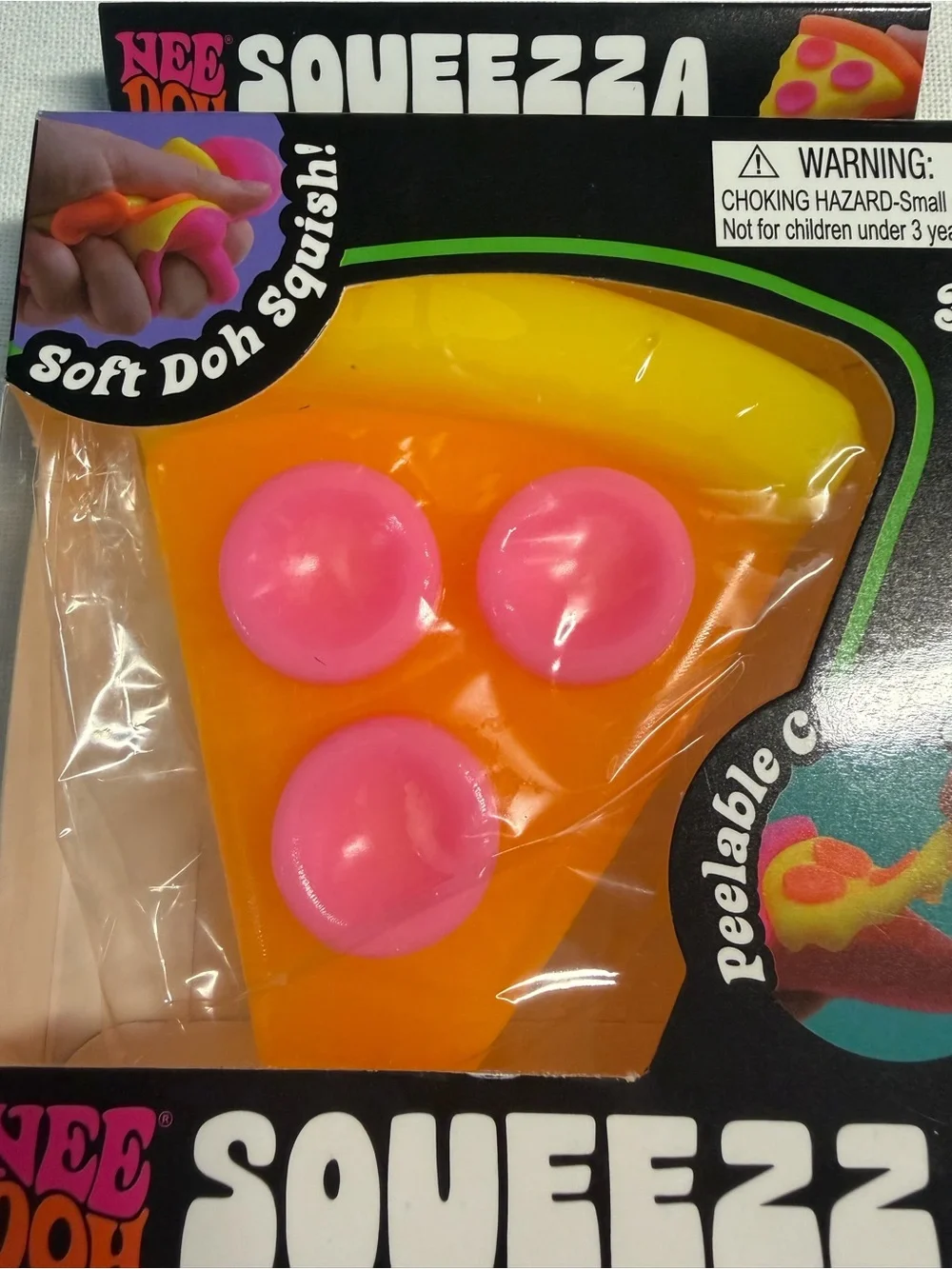 Needoh Pizza Squeezza Fidget Sensory   Toy